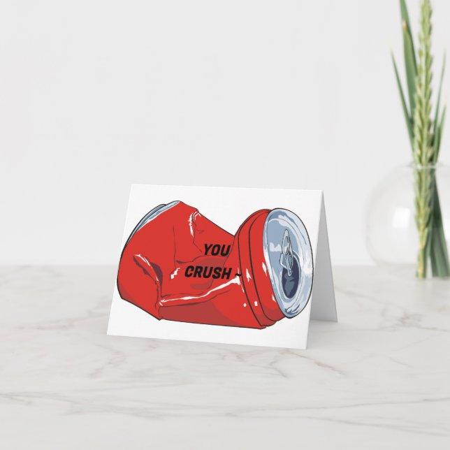 CRUSH SIENDO UNA TARJETA DE CUMPLEAÑOS/PADRE. (Anverso)