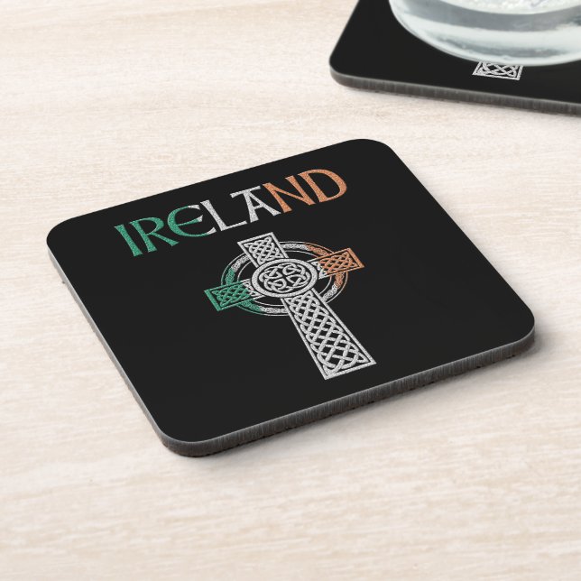Cruz Celta de Irlanda Posavasos (Lado Izquierdo)