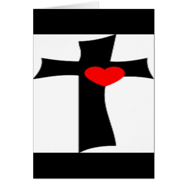 CRUZ CON CORAZÓN ROJO (Frente)