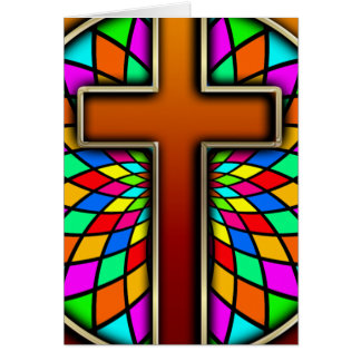 CRUZ CON EL VITRAL