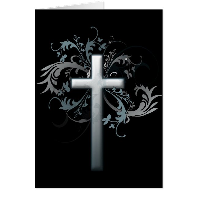 Cruz con los gráficos florales (Frente)