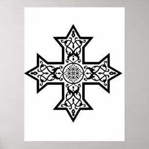 Cruz Copta Premium Arte Fino