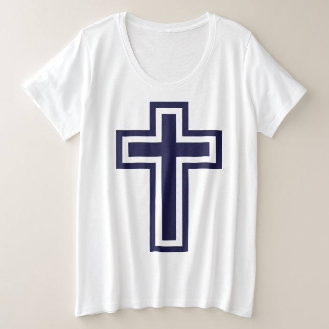 Cruz cristiana azul diferentes variantes (Anverso del diseño)