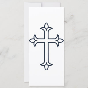 Cruz Cristiana Clásica Arte Minimalista Fino