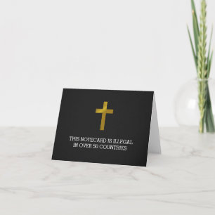 Cruz cristiana - Ilegal en más de 50 países
