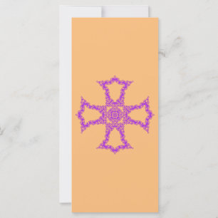 Cruz Cristiana Rosa Arte Estético Moderno