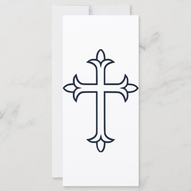 Cruz cristiana típica (Anverso)