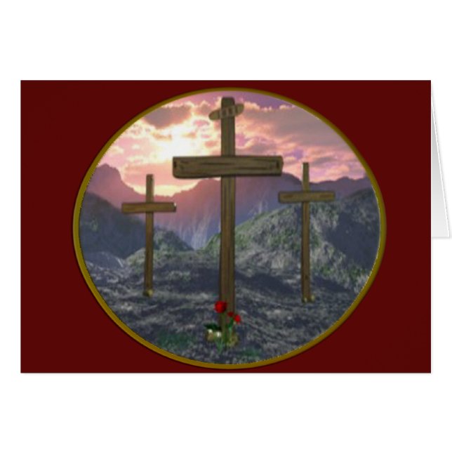 cruz de arte digital calvario (Anverso (Horizontal))