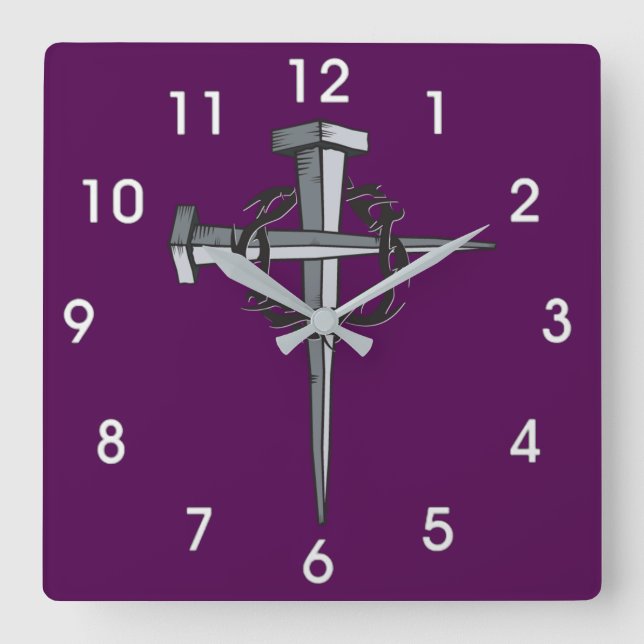 cruz de clavos y del reloj de las espinas (Anverso)