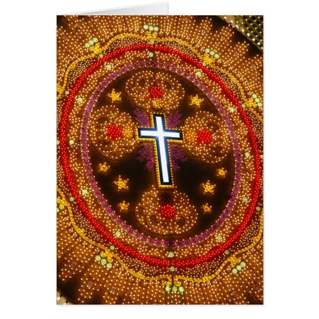 Cruz de colores de las luces (Frente)