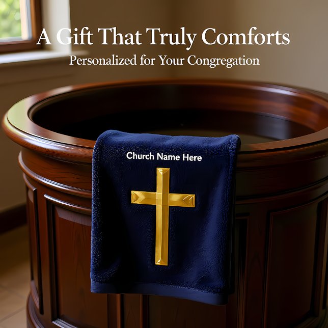 Cruz de fe cristiana dorada con monograma (Subido por el creador)