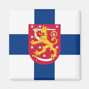 Cruz de Finlandia y imán de los brazos