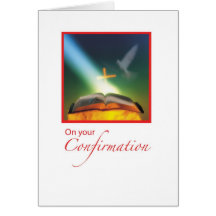 Cruz de la Biblia de la pala de confirmación