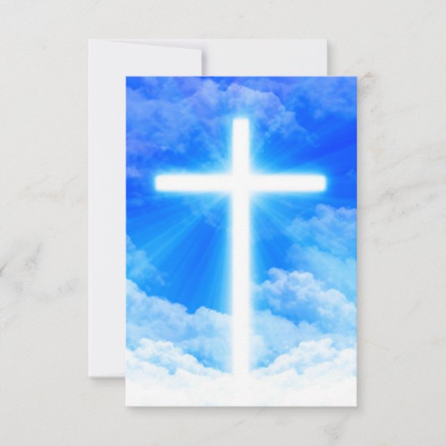 Cruz de la Luz Jesucristo Personalizable Cristiano (Anverso)