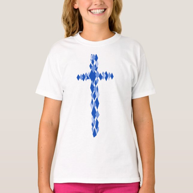 CRUZ DE LA SUDADERA CON CAPUCHA AZUL (Anverso)