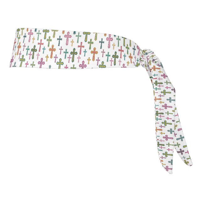 Cruz de Pascua colorida estampada (Girar 90)