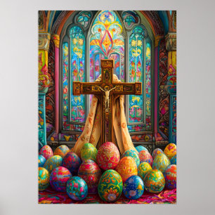 Cruz de Pascua Jesús Iglesia Arte Religioso