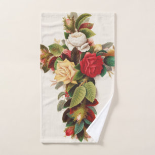 Cruz de rosas, ilustración de la era victoriana
