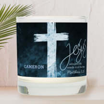 Cruz en la Biblia del Agua Verse Personalizada