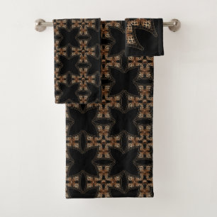 Cruz maltesa de bronce
