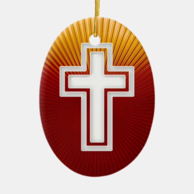 Cruz - ornamento cristiano (Frente)