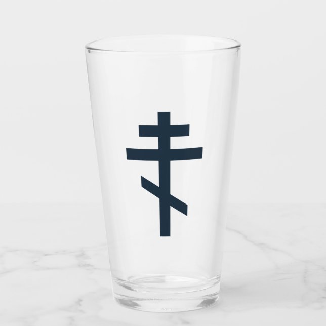 Cruz Ortodoxa de Ocho Puntas Arte Devocional Sagra (Anverso)