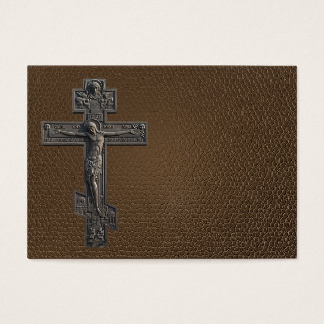 Cruz ortodoxa rusa (Frente)