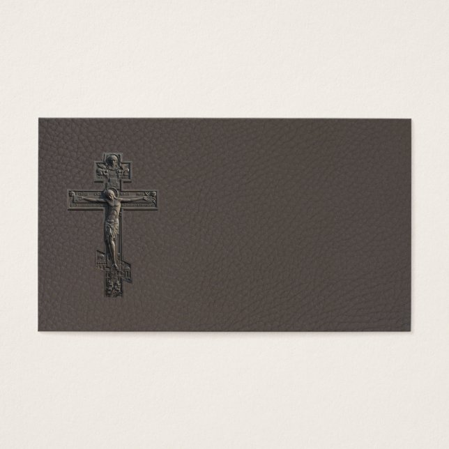 Cruz ortodoxa rusa (Frente)