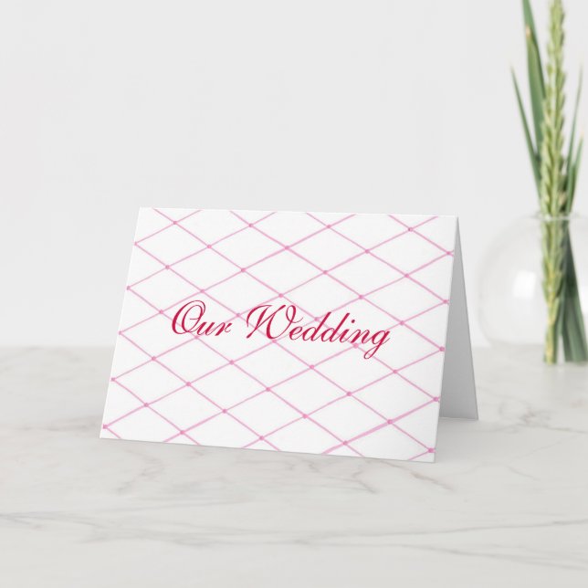 Cruz rosa de crisálida, tarjetas de invitación de  (Anverso)