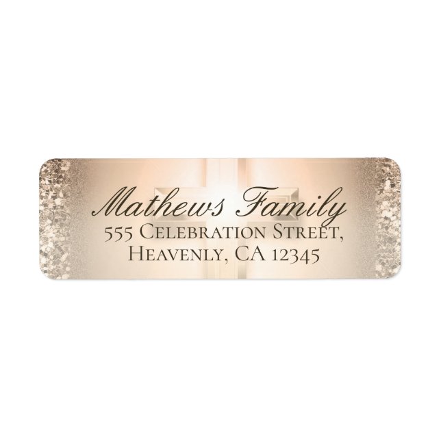 Cruz Rosa | Etiqueta (Frente)