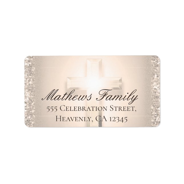 Cruz Rosa | Etiqueta (Frente)