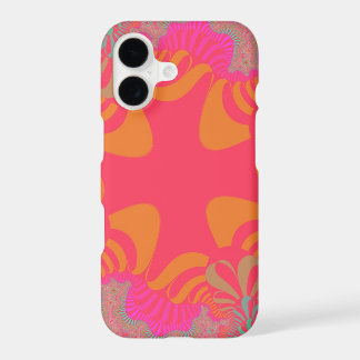Cruz rosa y naranja