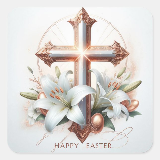 Cruza con Lilies y Sello para sobres de huevos de  (Anverso)