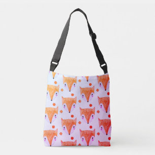 Cruzado Bolso astuto de Crossbody de la acuarela del Fox
