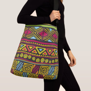 Cruzado Bolso bandolera con estampado integral (grande)