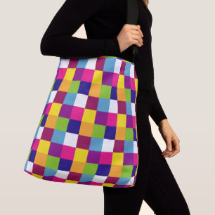 Cruzado Bolso bandolera con estampado integral (grande)