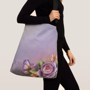 Cruzado Bolso bandolera con estampado integral (grande)