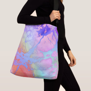 Cruzado Bolso bandolera con estampado integral (grande)