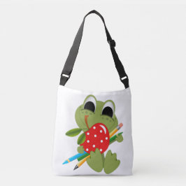 Cruzado Bolso bandolera con estampado integral (mediano)