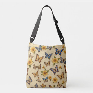Cruzado Bolso bandolera de mosaico amarillo vibrante – Flo