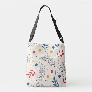 Cruzado Bolso bandolera diseño floral