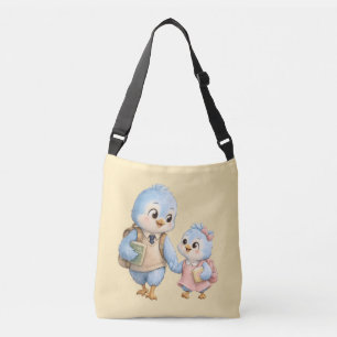 Cruzado Bolso bandolera hermanos pajaritos lindos