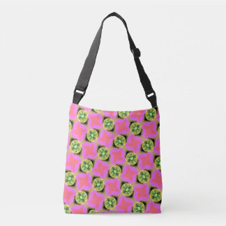 Cruzado Bolso bandolera Jimette Diseño rosado amarilla