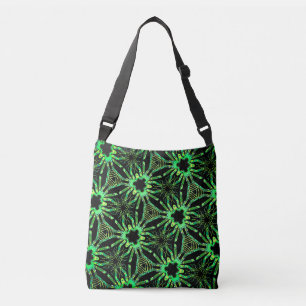 Cruzado Bolso bandolera Jimette Diseño verde negro