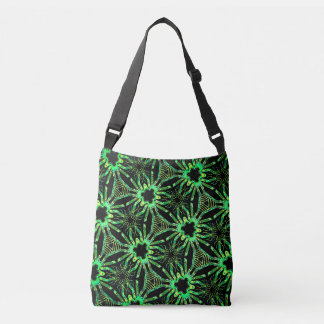 Cruzado Bolso bandolera Jimette Diseño verde negro