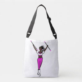 Cruzado Bolso bandolera rosa octubre
