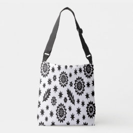 Cruzado Bolso bandolera White and Black Stars