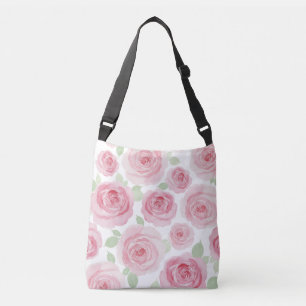 Cruzado Bolso de acuarela rosa artístico