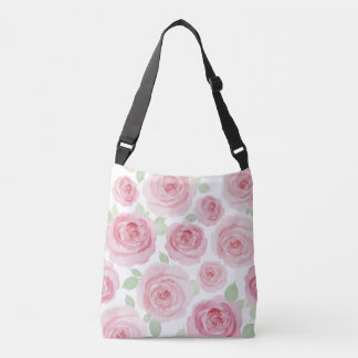 Cruzado Bolso de acuarela rosa artístico