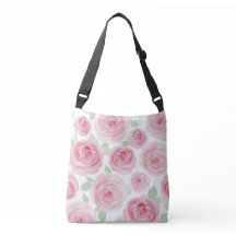 Bolso de agua tinta rosa artístico